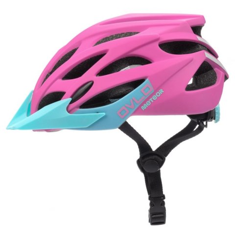 Kask rowerowy Meteor Ovlo M 16863 55-58 cm różowy Meteor