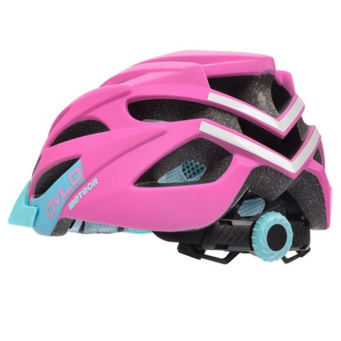 Kask rowerowy Meteor Ovlo M 16863 55-58 cm różowy Meteor