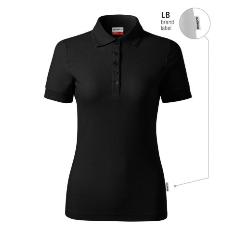 Koszulka polo Malfini Reserve W MLI-R23LB czarny Malfini