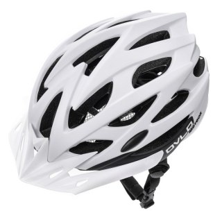 Kask rowerowy Meteor Ovlo L 58-61 cm biały