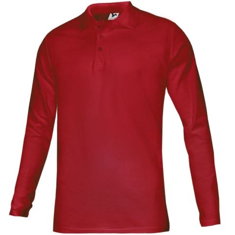 Koszulka polo Malfini Pique Polo LS Jr MLI-24107 czerwony Malfini
