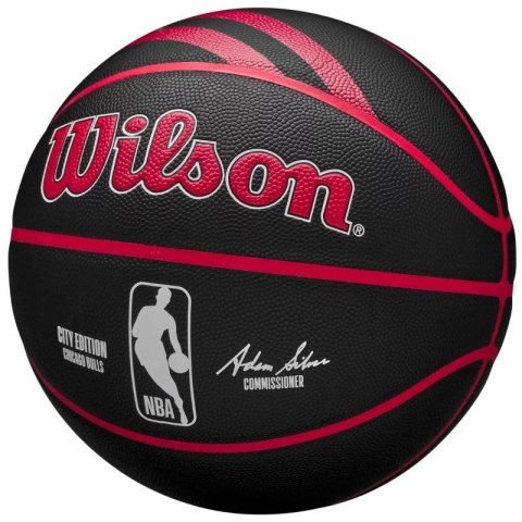 Piłka do koszykówki Wilson NBA Team City Collector Chicago Bulls WZ4024105XB Wilson