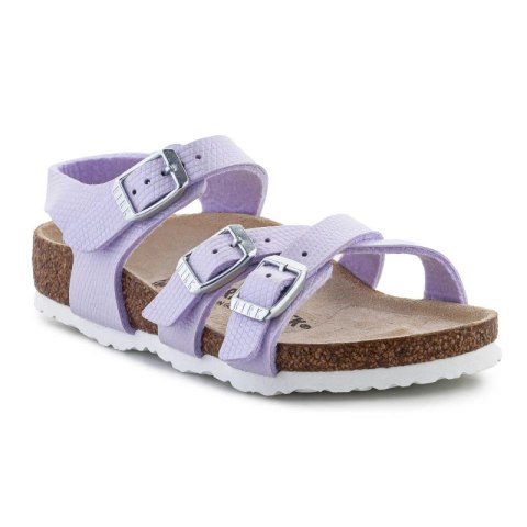 Sandały Birkenstock Kumba Shiny Lizard Jr 1026907 Birkenstock