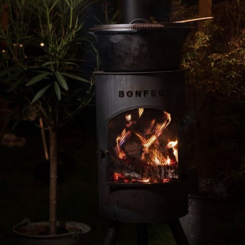 Kominek ogrodowy Bonfeu Bongiano Sp 3001 czarny Bonfeu