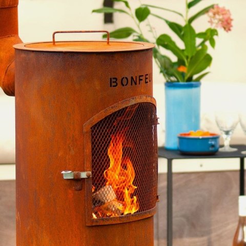 Kominek ogrodowy Bonfeu Bongiano Sp 3001 czarny Bonfeu