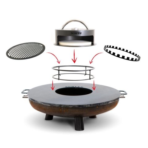 Palenisko ogrodowe Bonfeu Bonbowl Plus Ø60 FH3.600 Bonfeu
