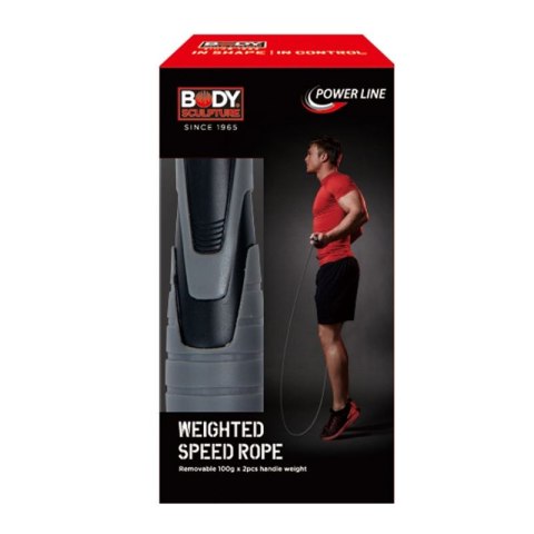 Skakanka Speed z obciążnikami 2 x 100g BK 256 Body Sculpture