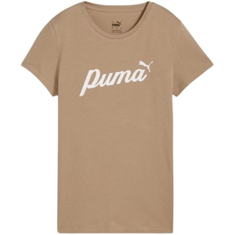 Koszulka damska Puma ESS+Script beżowa 679315 67 Puma