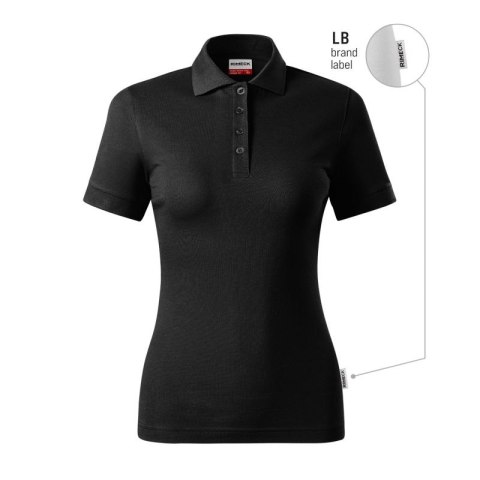 Koszulka polo Malfini Resist Heavy Polo W MLI-R21LB czarny 01 Malfini