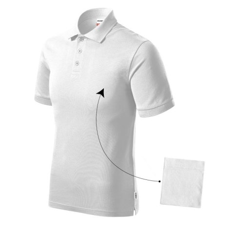 Koszulka polo męska Resist Heavy Polo (biały 00 (brand label)) Malfini
