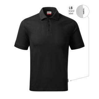 Koszulka polo męska Resist Heavy Polo (czarny 01 (brand label)) Malfini