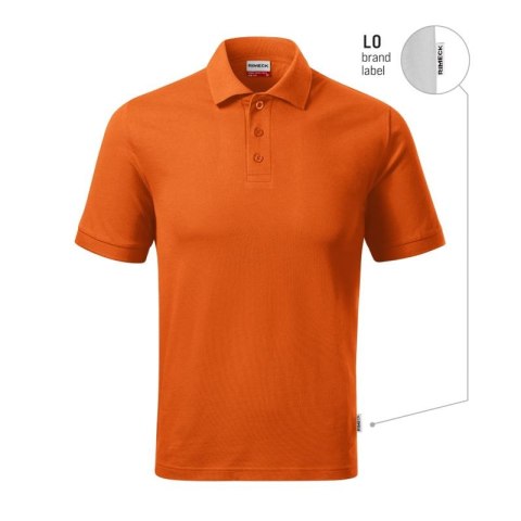 Koszulka polo męska Resist Heavy Polo (pomarańczowy 11 (brand label)) Malfini