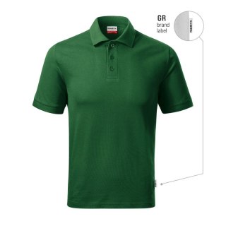 Koszulka polo męska Resist Heavy Polo (zieleń butelkowa 06 (brand label)) Malfini
