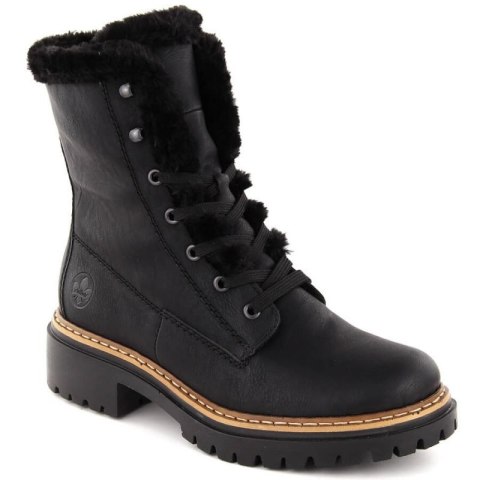 Buty z futerkiem Rieker W 72625-00 RKR714 Rieker