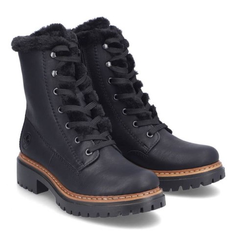 Buty z futerkiem Rieker W 72625-00 RKR714 Rieker