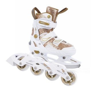 Łyżwy, rolki regulowane Tempish Enbo Duo Girl Gold Jr 13000008259 Tempish
