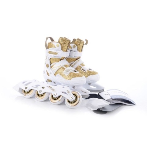 Łyżwy, rolki regulowane Tempish Enbo Duo Girl Gold Jr 13000008259 Tempish