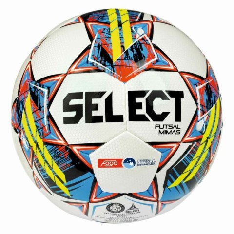 Piłka halowa SELECT Futsal Mimas FOGO Ekstraklasa FIFA Basic biała Select