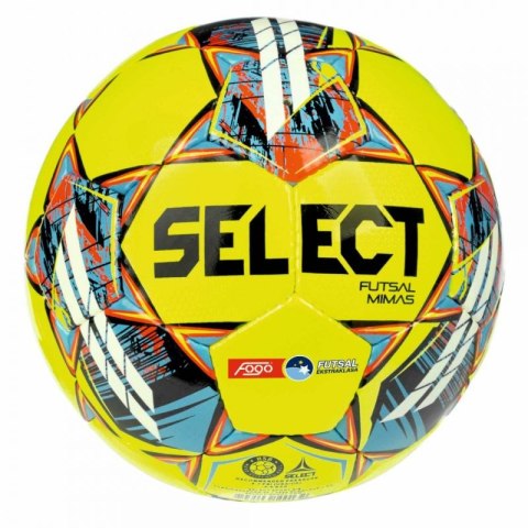Piłka halowa SELECT Futsal Mimas FOGO Ekstraklasa FIFA Basic żółta Select