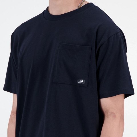 Koszulka New Balance t-shirt Essentials Reimagined Cott M MT31542BK New Balance