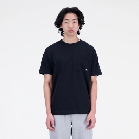 Koszulka New Balance t-shirt Essentials Reimagined Cott M MT31542BK New Balance