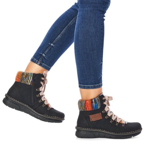 Botki Rieker W 73343-0 RKR171 Rieker