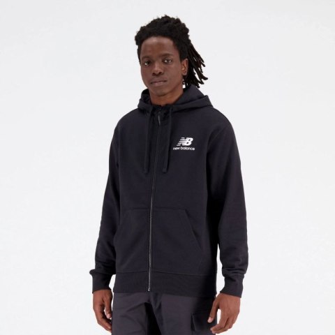 Bluza New Balance Essentials Stacked Logo Fren BK M MJ31536BK New Balance