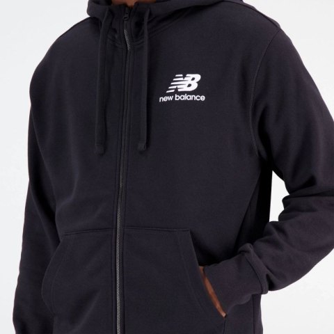 Bluza New Balance Essentials Stacked Logo Fren BK M MJ31536BK New Balance