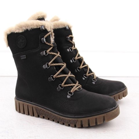 Botki z futerkiem Rieker W Y3424-00 RKR745 Rieker