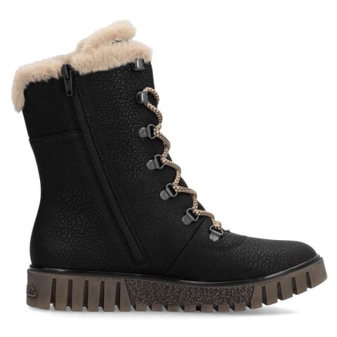Botki z futerkiem Rieker W Y3424-00 RKR745 Rieker