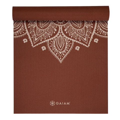 Mata do Jogi Gaiam Intense Rust Sundial Flower 5mm 65733 Gaiam