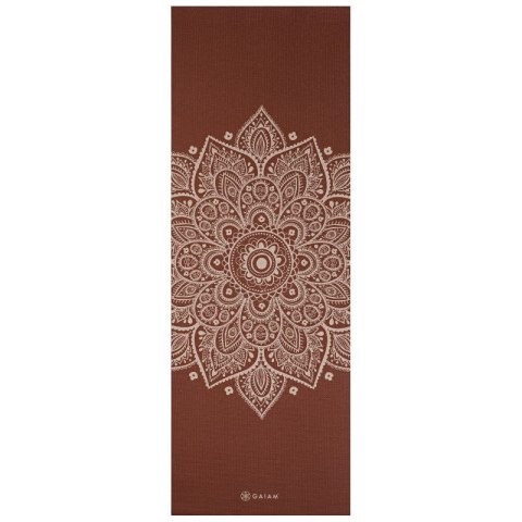 Mata do Jogi Gaiam Intense Rust Sundial Flower 5mm 65733 Gaiam