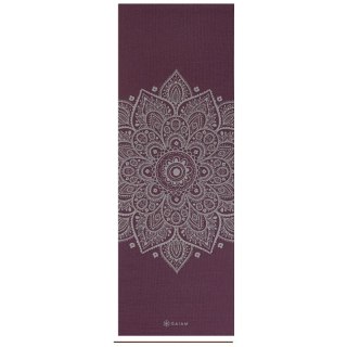 Mata do Jogi Gaiam Midnight Plum Sundial Flower 5mm 65734 Gaiam