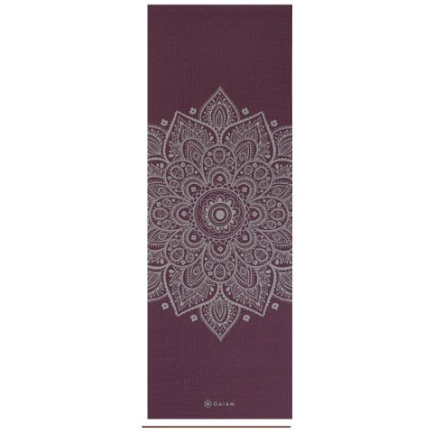 Mata do Jogi Gaiam Midnight Plum Sundial Flower 5mm 65734 Gaiam