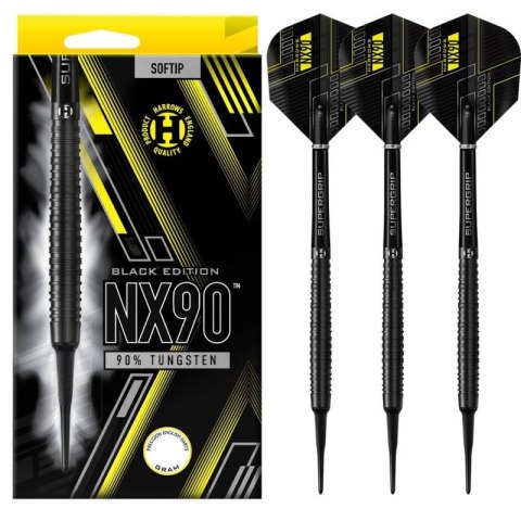 Rzutki Harrows NX90 Black 90% softip Harrows