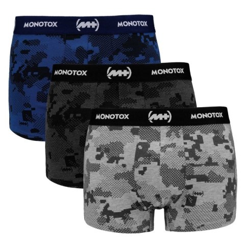 Bokserki Monotox Basics Boxer Brief 3-pak M MX21065 Monotox