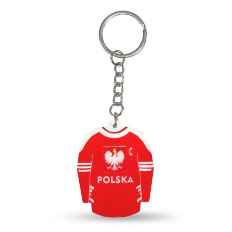 Brelok koszulka hokejowa Polska (Away) SREBBREKH-PL Inny