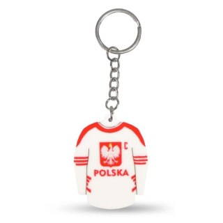 Brelok koszulka hokejowa Polska (Home) SREBBREKH-PL Inny