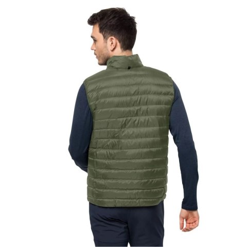 Kamizelka męska bezrękawnik Jack Wolfskin PACK & GO DOWN VEST M greenwood (1207011_4129) Jack Wolfskin