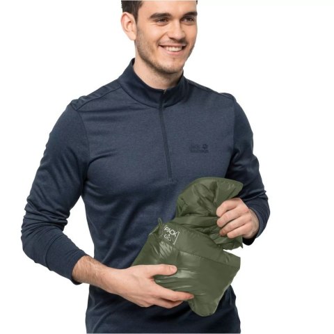 Kamizelka męska bezrękawnik Jack Wolfskin PACK & GO DOWN VEST M greenwood (1207011_4129) Jack Wolfskin