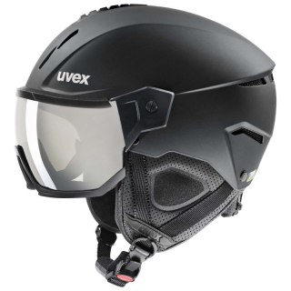 Kask narciarski Uvex Instinct visor 20 czarny męski/damski snowboardowy (56/6/260/20) Uvex