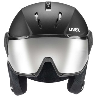 Kask narciarski Uvex Instinct visor 20 czarny męski/damski snowboardowy (56/6/260/20) Uvex