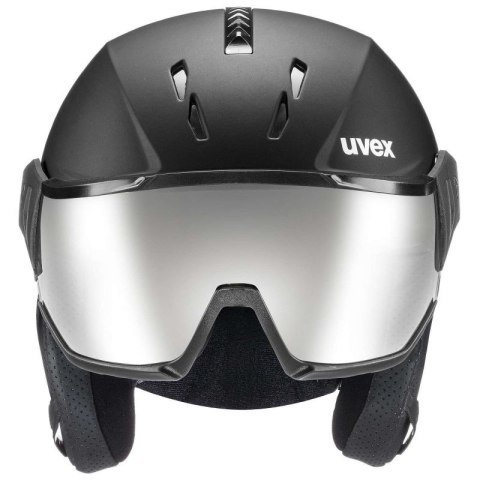 Kask narciarski Uvex Instinct visor 20 czarny męski/damski snowboardowy (56/6/260/20) Uvex