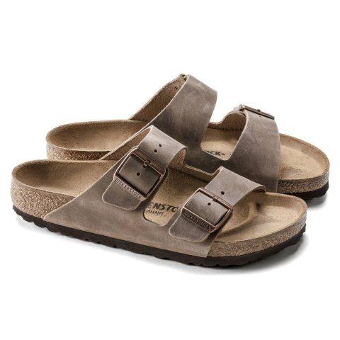 Klapki Birkenstock Arizona Tabacco Brown męskie/damskie brązowe regular szerokie (0352201) Birkenstock
