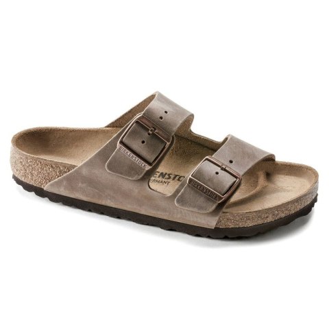 Klapki Birkenstock Arizona Tabacco Brown męskie/damskie brązowe regular szerokie (0352201) Birkenstock