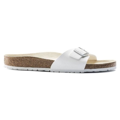 Klapki damskie Birkenstock Madrid Birko-Flor White białe regular szerokie (0040731) Birkenstock