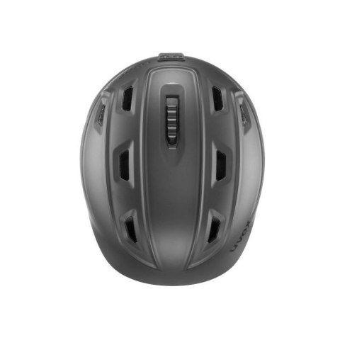 Kask narciarski unisex uvex fierce z wyjmowaną antyalergiczną wyściółką szary (56/6/225/20) Uvex