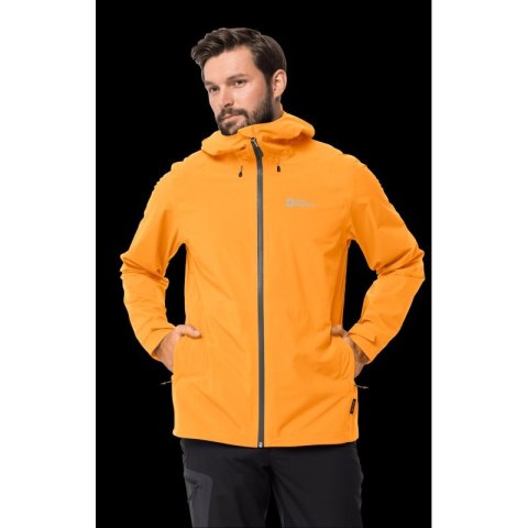 Kurtka przeciwdeszczowa męska Jack Wolfskin HIGHEST PEAK JACKET M orange pop (1115131_3087) Jack Wolfskin