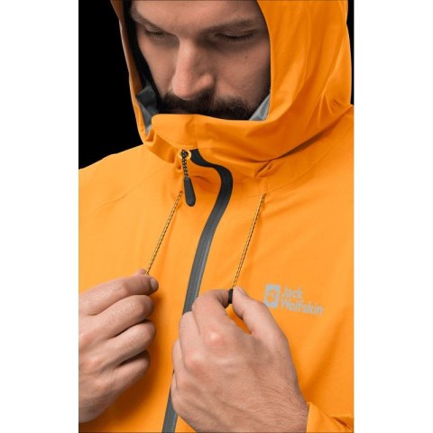 Kurtka przeciwdeszczowa męska Jack Wolfskin HIGHEST PEAK JACKET M orange pop (1115131_3087) Jack Wolfskin