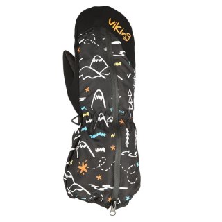 Rękawice zimowe dziecięce Viking Snoppy Kids membrana Aqua Thermo Tex narciarskie czarne (125/23/2288/09) Viking